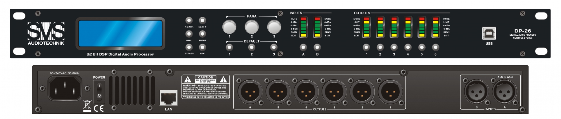 SVS Audiotechnik DP-26 Цифровой процессор: 2 входа 6 выходов в Луховицах