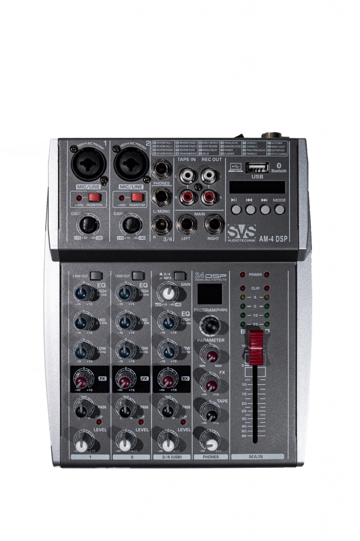 SVS Audiotechnik mixers AM-4 DSP Аналоговый микшерный пульт, 4-канала в Луховицах