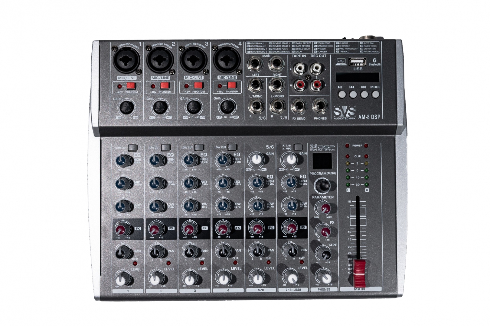 SVS Audiotechnik mixers AM-8 DSP Микшерный пульт аналоговый, 8-канальный в Луховицах