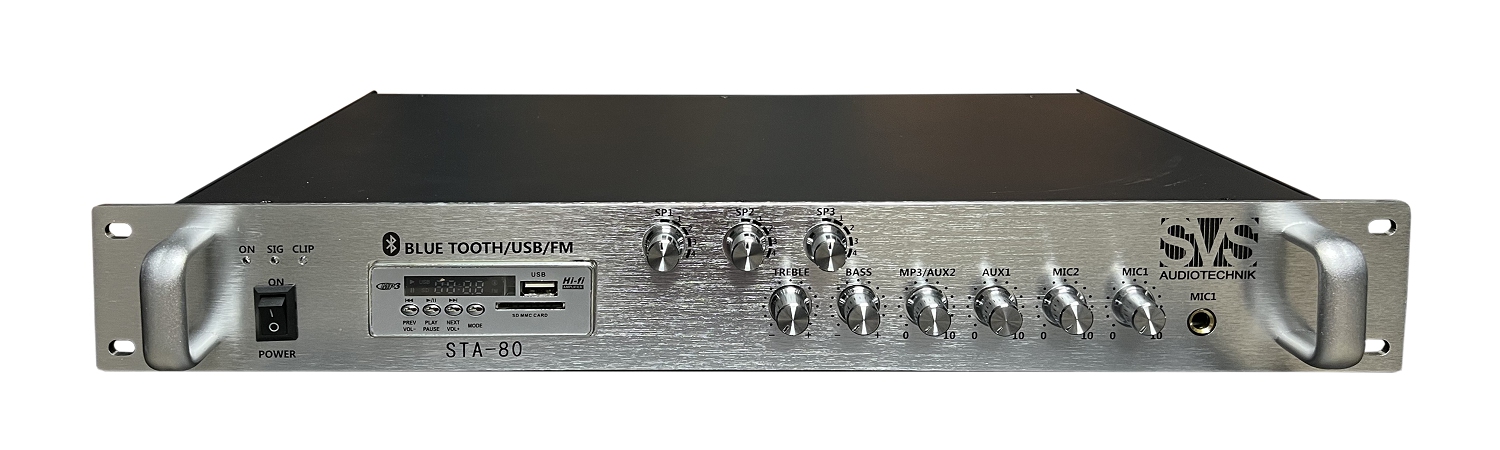 SVS Audiotechnik STA-80 Микшер-усилитель для систем Public Address в Луховицах